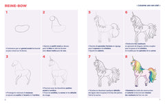 Le livre pour dessiner les licornes et compagnie