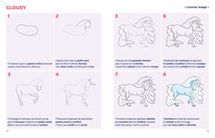 Le livre pour dessiner les licornes et compagnie