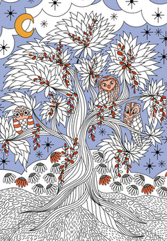 Coloriages École de magie - pochette 6 feutres pailletés