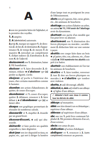 Dictionnaire Larousse Mini plus