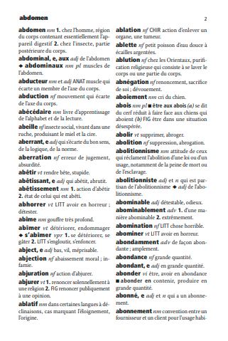 Dictionnaire Larousse Mini plus