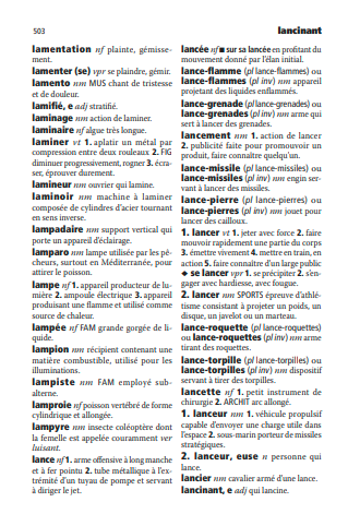 Dictionnaire Larousse Mini plus