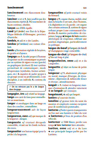 Dictionnaire Larousse Mini plus