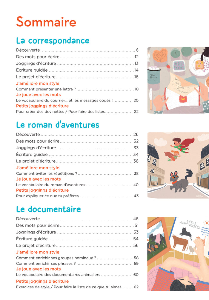 En route pour la production d'écrits CE2