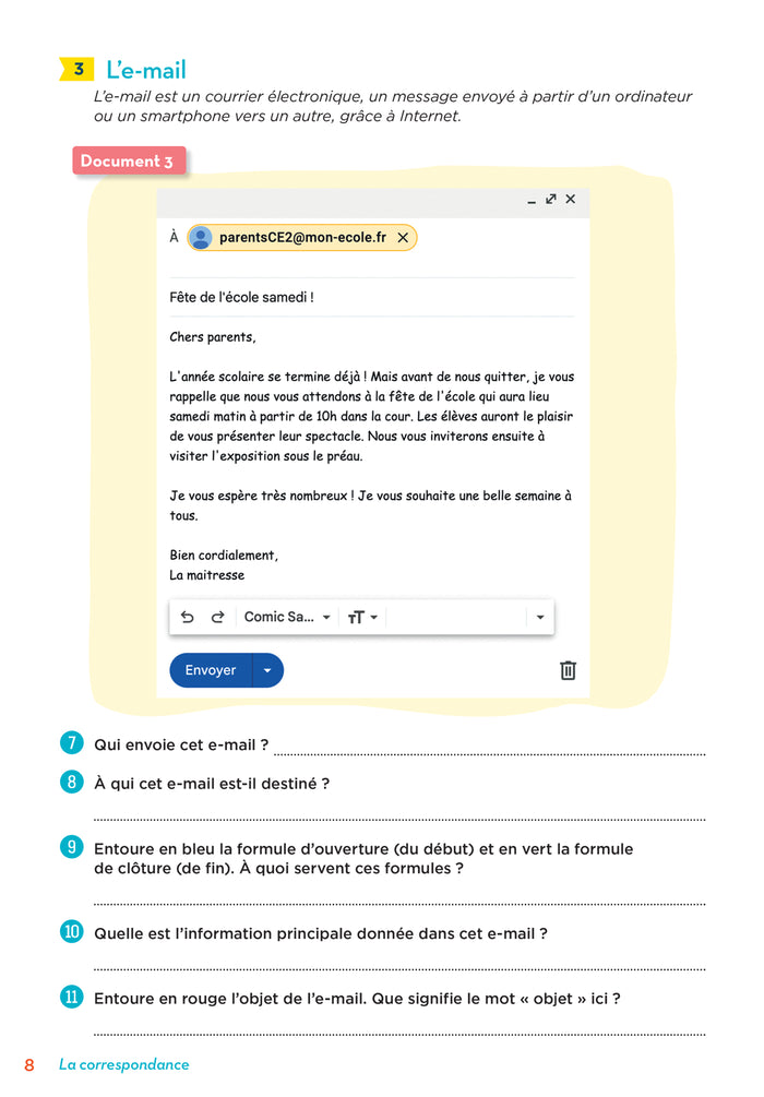 En route pour la production d'écrits CE2