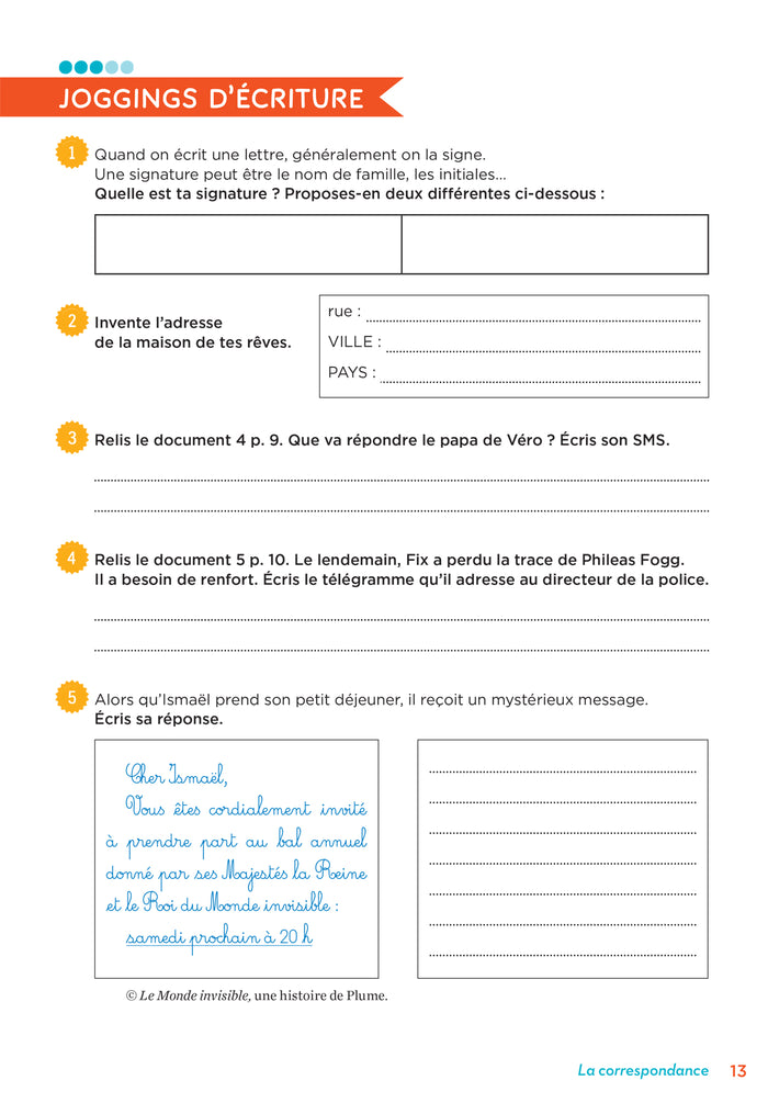 En route pour la production d'écrits CE2