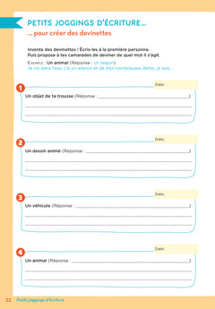 En route pour la production d'écrits CE2