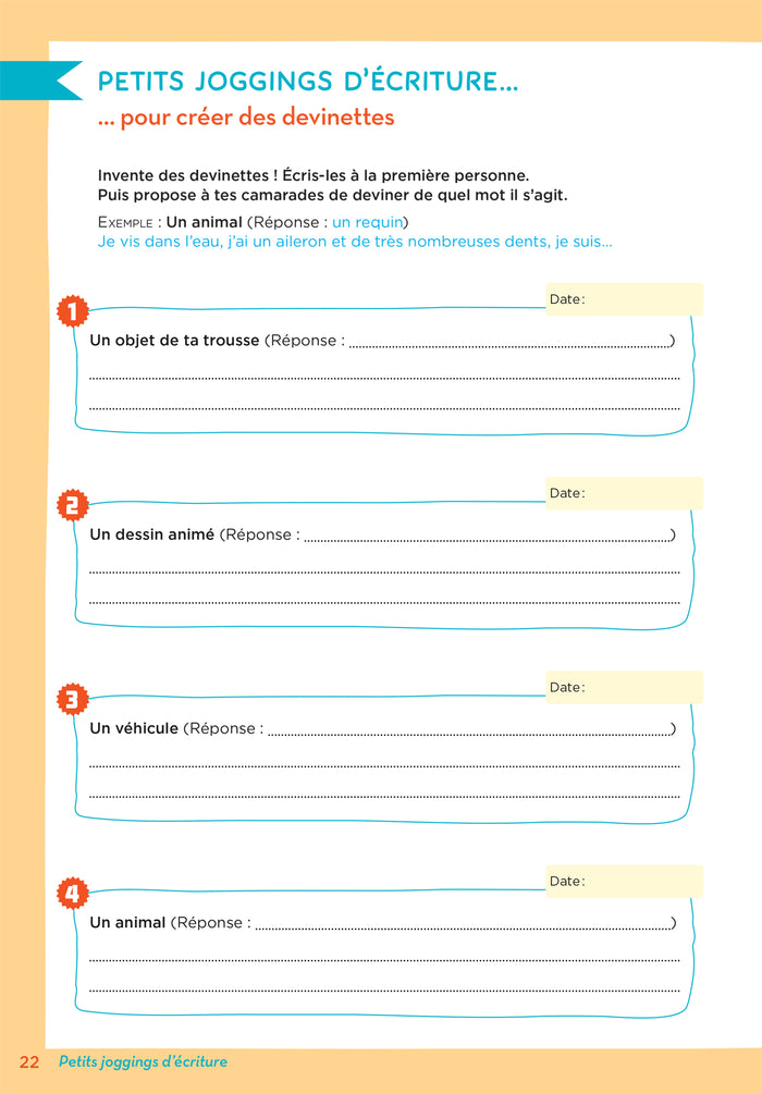 En route pour la production d'écrits CE2