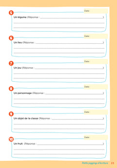 En route pour la production d'écrits CE2