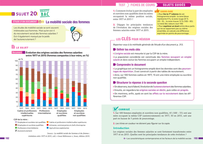 Prépabac Réussir l'examen - SES Tle générale (spécialité) - Bac 2025