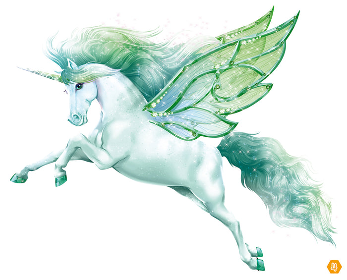 Licornes de rêve - Carnet créatif - Magie des pierres précieuses