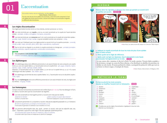 Maîtriser la grammaire espagnole à l'écrit et à l'oral