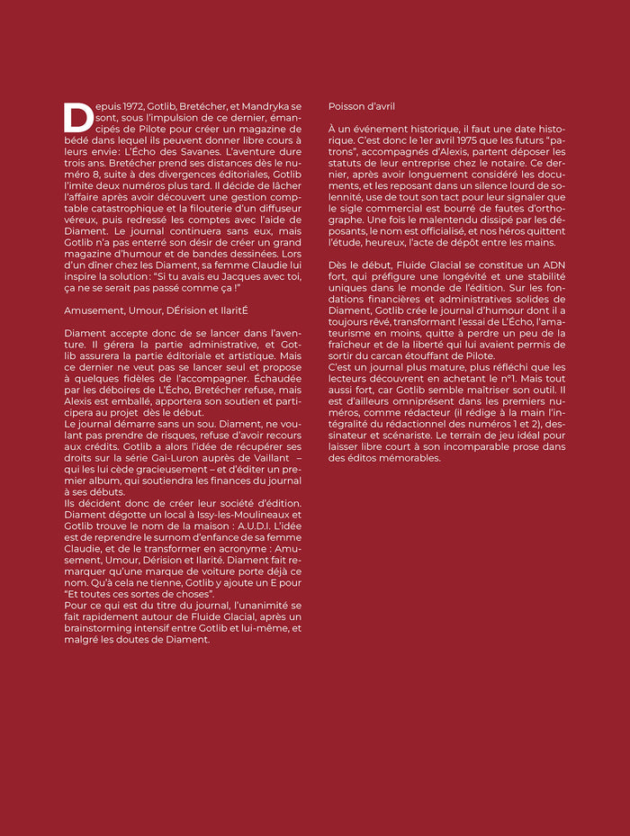 Les éditos de Gotlib