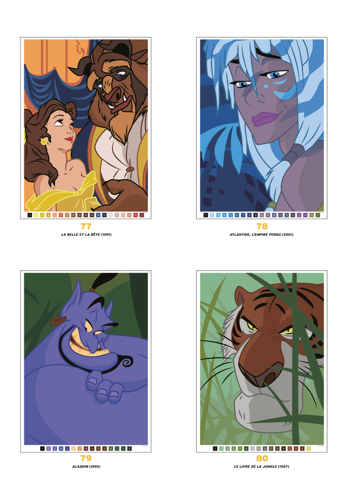 Coloriages mystères Grands classiques Disney Best of
