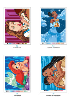 Coloriages mystères Disney - Princesses