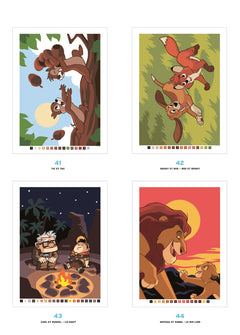 Coloriages mystères Disney - Saisons