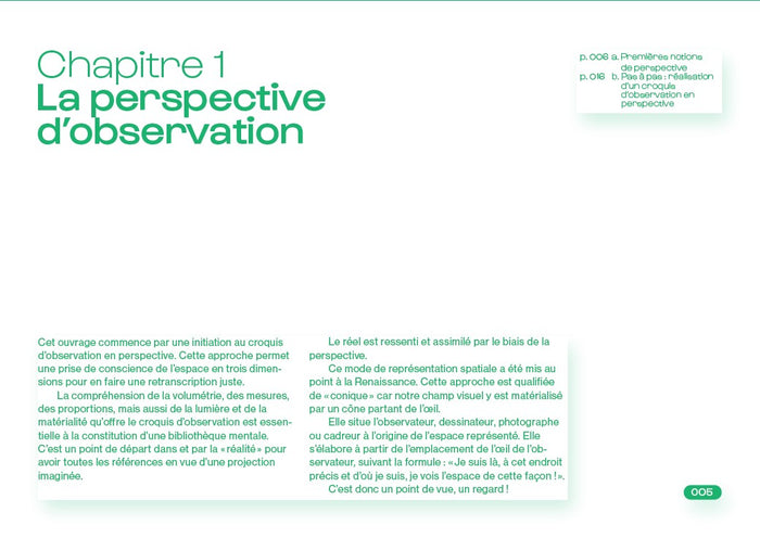 Représenter l'architecture à la main