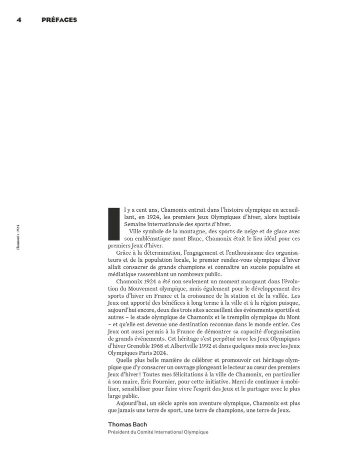 Chamonix 1924 les premiers Jeux olympiques d'hiver