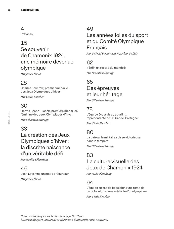 Chamonix 1924 les premiers Jeux olympiques d'hiver