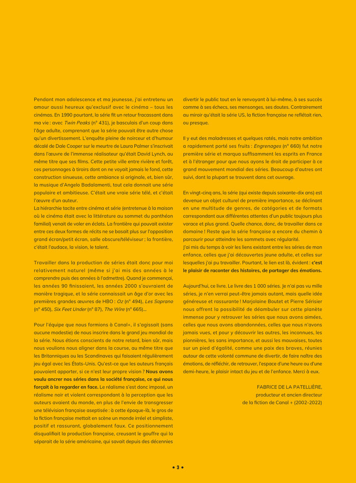 Les 1000 séries à voir sans modération