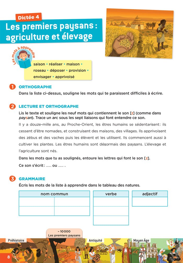 En route pour la dictée ! CE2 - Les grandes inventions et innovations