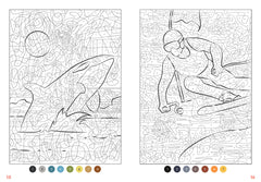 Coloriages mystères - Trompe l'oeil