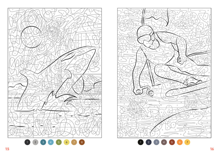 Coloriages mystères - Trompe l'oeil