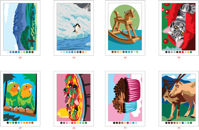 Coloriages mystères - Trompe l'oeil