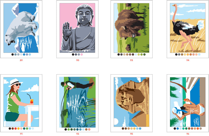 Coloriages mystères - Trompe l'oeil