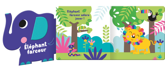 Mon livre bain éléphant farceur - Avec un jet d'eau!