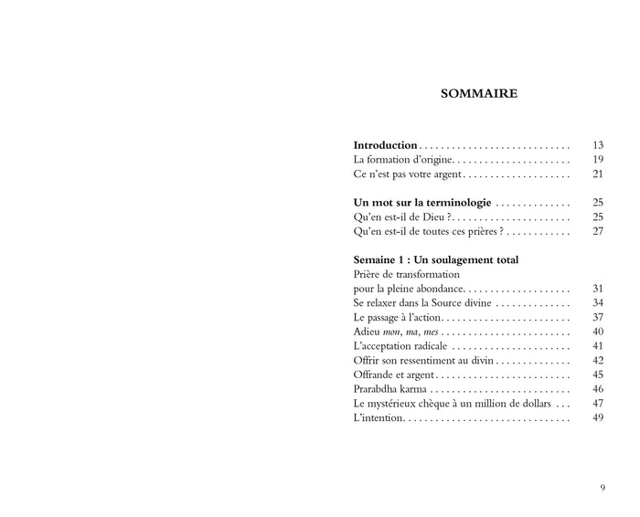 Le secret de l'abondance