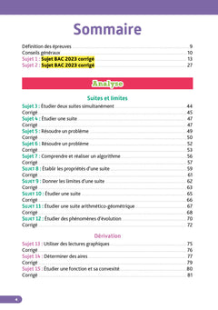 Annales Objectif BAC 2024 - Spécialité Maths