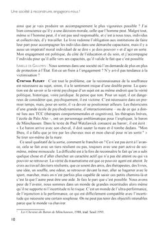 Une société à reconstruire, engageons-nous !