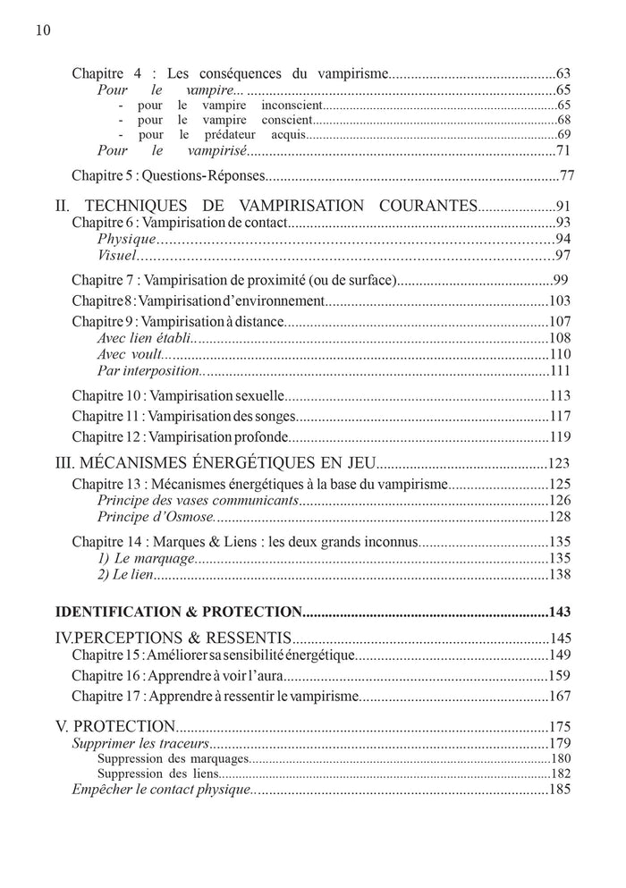 Vampirisme énergétique - Identification et protection