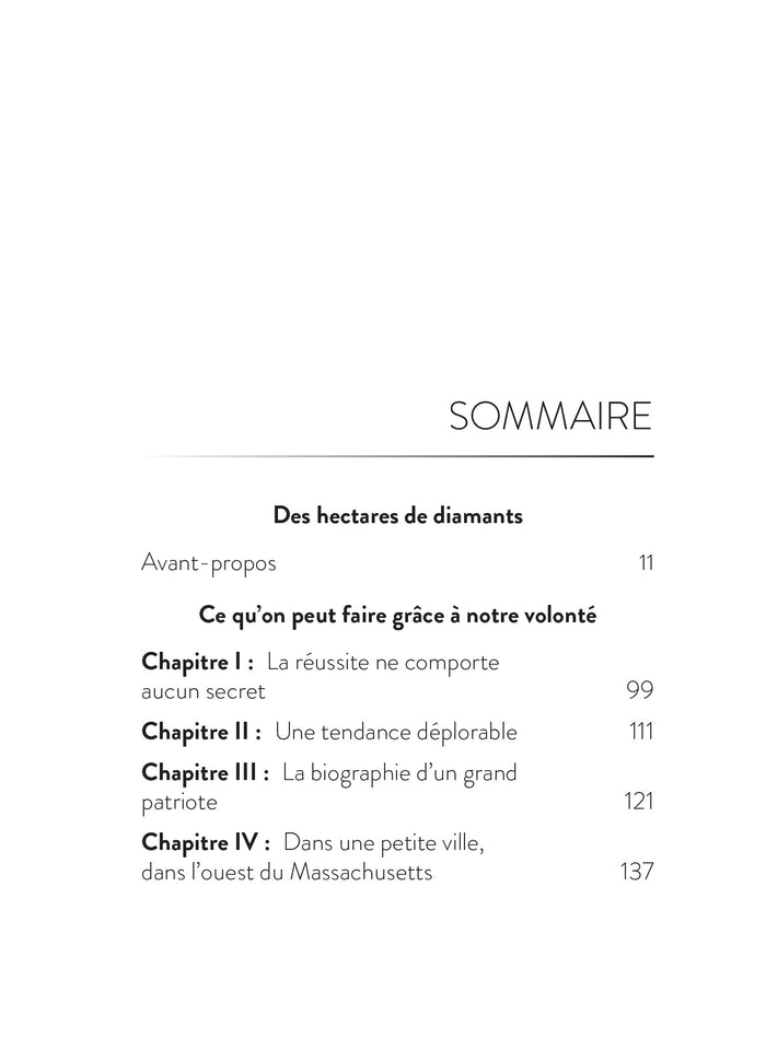 Des hectares de diamants