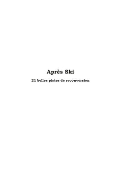 Après Ski
