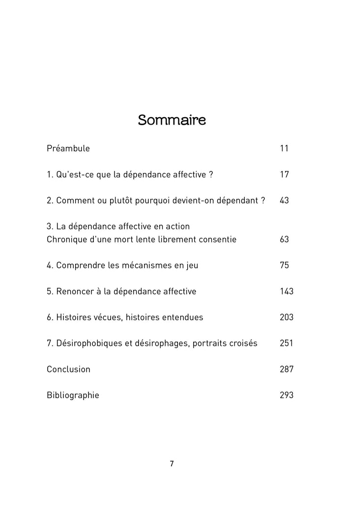 Renoncer à la dépendance affective