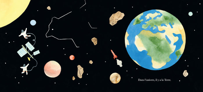 Dans l'univers, il y a mon papa