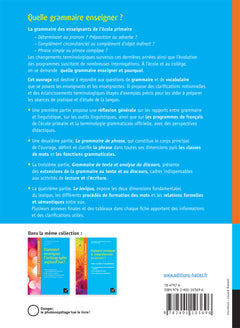 Quelle grammaire enseigner ?