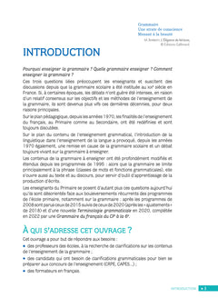 Quelle grammaire enseigner ?