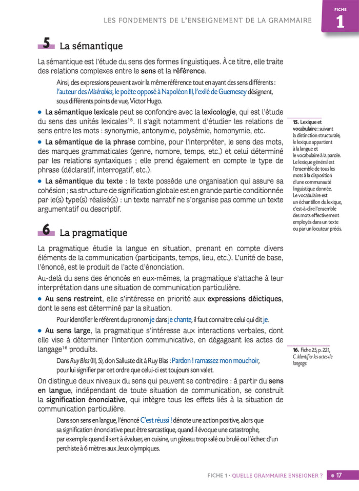 Quelle grammaire enseigner ?