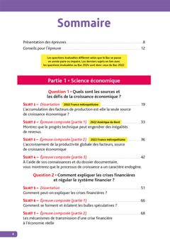 Annales Objectif Bac 2024 - Spécialité SES