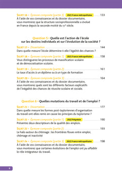Annales Objectif Bac 2024 - Spécialité SES