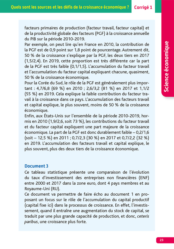 Annales Objectif Bac 2024 - Spécialité SES