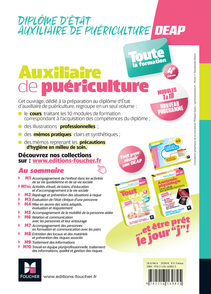 Tout-en-un DEAP - IFAP - Diplôme État Auxiliaire puériculture Programme complet - 2025-2026