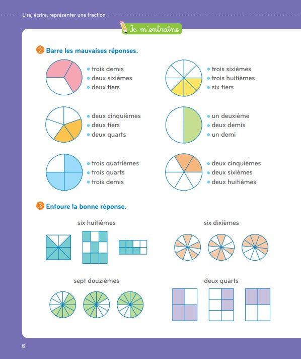 Je comprends les fractions et les nombres décimaux