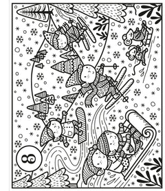 En attendant Noël - La peinture magique