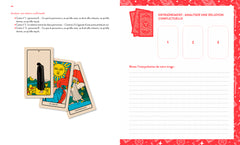 Apprenez à pratiquer le tarot: Cahier pour maîtriser tous les secrets des tirages de tarot