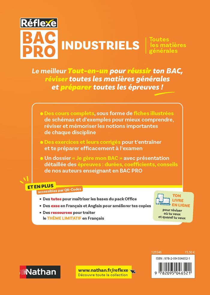 Toutes les matières générales BAC PRO Industriels - Réflexe N° 21