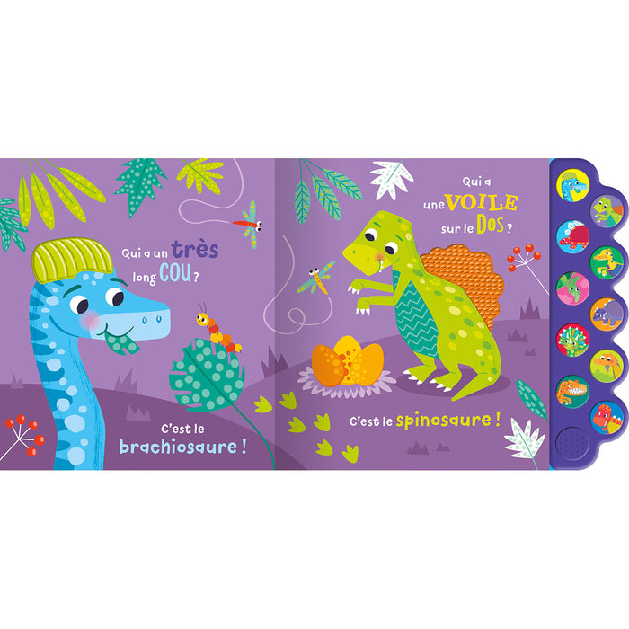 Toucher et écouter - Dinosaures